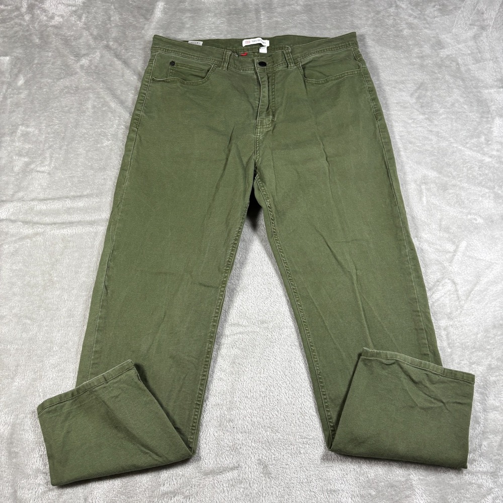 Topo Design Pants Mens 34x29 Green Hiking Outdoor Trousers Stretch Casual‎